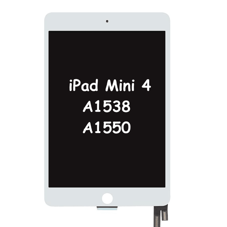 Replacement LCD Display Touch Digitizer Full Assembly For iPad Mini 4 A1538 A1550 (White) - Best Cell Phone Parts Distributor in Canada, Parts Source Replacement LCD Display Touch Digitizer Full Assembly For iPad Mini 4 A1538 A1550 (White) - Best Cell Phone Parts Distributor in Canada, Parts Source